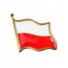 Przypinka z flagą Polski (metalowa), 2x2 cm - 1 sztuka