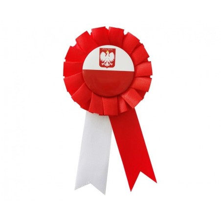 Kotylion narodowy Biało-Czerwony