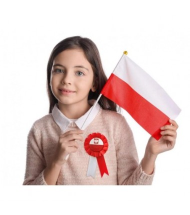 Kotylion narodowy Biało-Czerwony