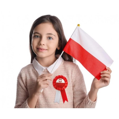 Kotylion narodowy Biało-Czerwony