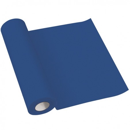 Bieżnik Airlaid - ciemnoniebieski - Unicolor Dark blue (Gentle Touch) - 40 cm x 24 m