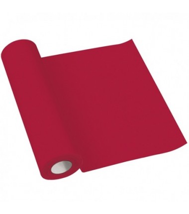 Bieżnik Airlaid - bordowy - Unicolor Bordeaux (Gentle Touch) - 40 cm x 24 m