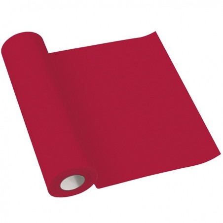 Bieżnik Airlaid - bordowy - Unicolor Bordeaux (Gentle Touch) - 40 cm x 24 m