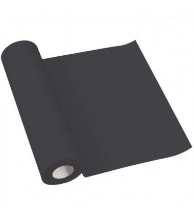 Bieżnik Airlaid - czarny - Unicolor Black (Gentle Touch) - 40 cm x 24 m