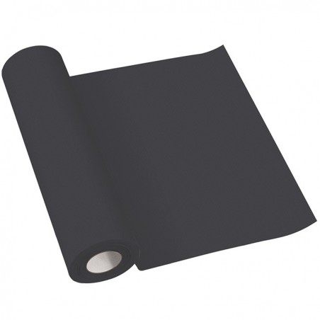 Bieżnik Airlaid - czarny - Unicolor Black (Gentle Touch) - 40 cm x 24 m