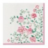 Serwetki Airlaid 40 cm x 40 cm - kwiaty - Pink Season - 50 sztuk