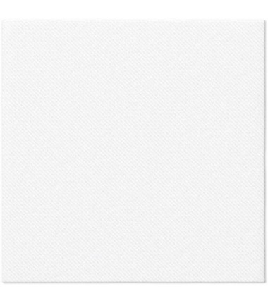 Serwetki Airlaid 40 cm x 40 cm - biały - Unicolor White - 50 sztuk