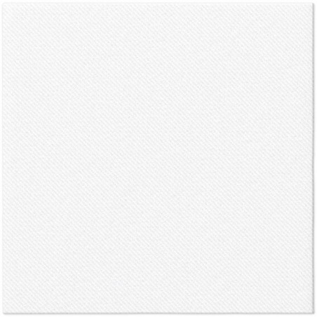 Serwetki Airlaid 40 cm x 40 cm - biały - Unicolor White - 50 sztuk