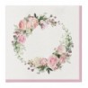 Serwetki Airlaid 40 cm x 40 cm - kwiaty - Delicate Roses - 50 sztuk