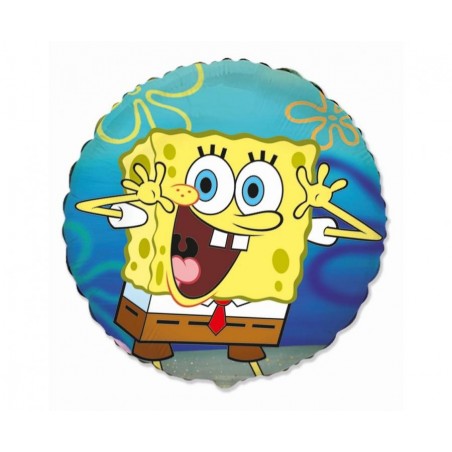Balon foliowy ok. 45 cm - 18" - Spongebob, pakowany
