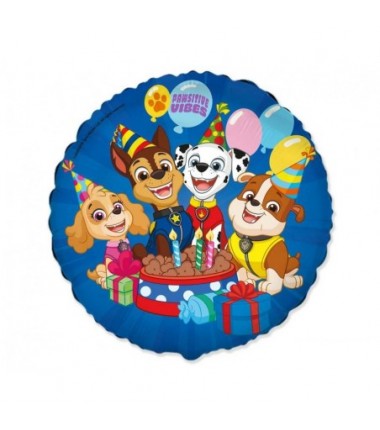Balon foliowy ok. 45 cm - 18" - PSI PATROL - Paw Patrol, pakowany