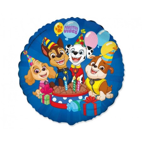 Balon foliowy ok. 45 cm - 18" - PSI PATROL - Paw Patrol, pakowany