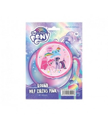 Balon foliowy ok. 45 cm - 18" - "Little Pony" (okrągły), pakowany