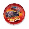 Balon foliowy ok. 45 cm - 18" - "Samochody Hot Cars" (okrągły), pakowany