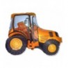 Balon foliowy ok. 75x94 - 24" - Traktor (żółty, pomarańczowy), pakowany
