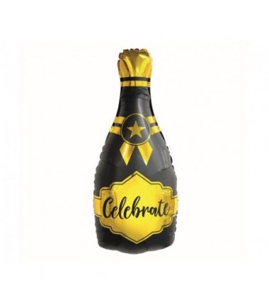 Balon foliowy Szampan - Celebrate, ok. 35x76 cm