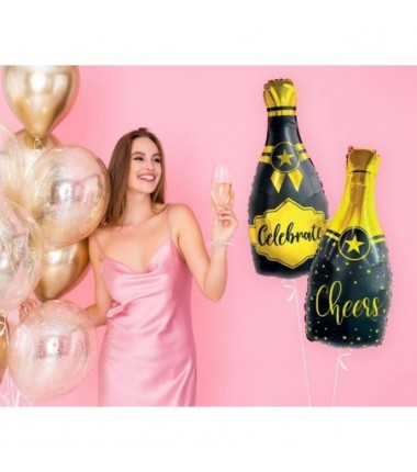 Balon foliowy Szampan - Celebrate, ok. 35x76 cm