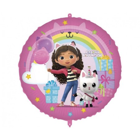 Balon foliowy ok. 46 cm - 18" Gabby's Dollhouse - Koci Domek Gabi