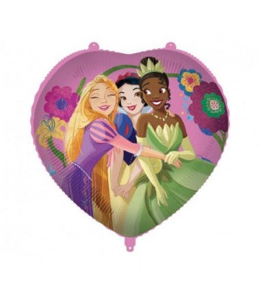Balon foliowy Serce ok. 46 cm - Princess Live Your Story Disney
