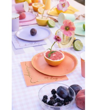 Serwetki Happy Birthday 33x33 cm - 12 sztuk