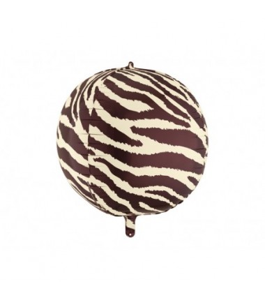 Balon foliowy Piłka w Paski Zebry - ok. 75 cm