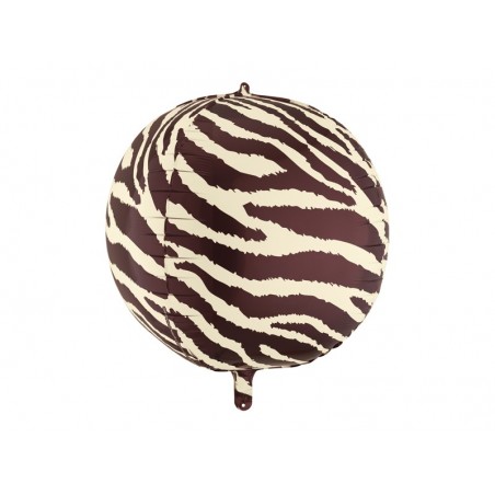 Balon foliowy Piłka w Paski Zebry - ok. 75 cm