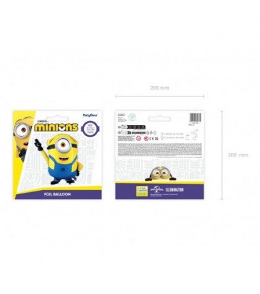 Balon foliowy Minionek Mel ok. 72x64 cm