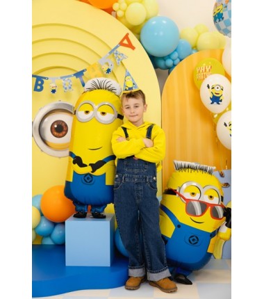 Balon foliowy Minionek Tim ok. 40x100 cm