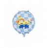Balon foliowy pastylka Minionki, ok. 35x35 cm