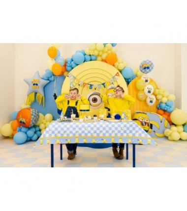 Balon foliowy pastylka Minionki, ok. 35x35 cm