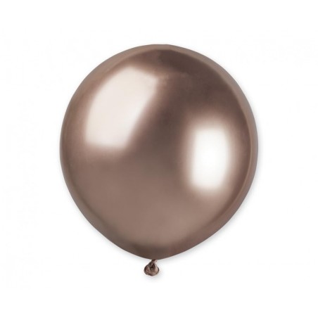 Balon Gemar 48 cm - 19" - różowo-złoty SHINY ROSEGOLD GB150/096 - 1 sztuka