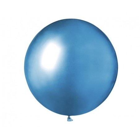 Balon Gemar 48 cm - 19" - niebieski SHINY BLUE GB150/092 - 1 sztuka
