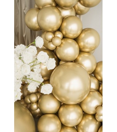 Balon Glossy 46 cm NOWY - złoty - 1 sztuka