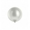 Balon Glossy 60 cm NOWY - srebrny - 1 sztuka