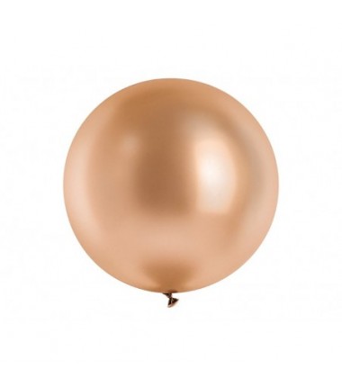 Balon Glossy 100 cm NOWY - różowe złoto - 1 sztuka