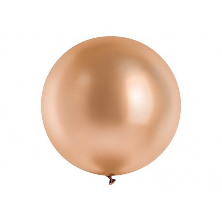 Balon Glossy 100 cm NOWY - różowe złoto - 1 sztuka