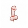Balon foliowy Penis, 55.5x112 cm, różowe złoto