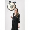 Balon foliowy pastylka Happy ''18'', 47.5x45 cm