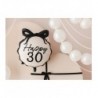 Balon foliowy pastylka Happy ''30'', 47.5x45 cm