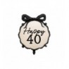 Balon foliowy pastylka Happy ''40'', 47.5x45 cm