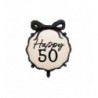 Balon foliowy pastylka Happy ''50'', 47.5x45 cm