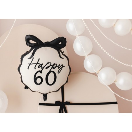 Balon foliowy pastylka Happy ''60'', 47.5x45 cm