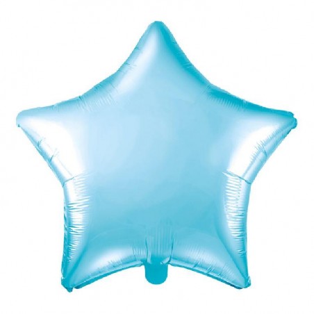 Balon foliowy Gwiazdka - Błękitny