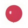 Balon Gemar 75 cm - 31" - pastelowy czerwony Red G220/005 - 1 sztuka