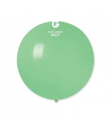 Balon Gemar 75 cm - 31" - pastelowy zielony miętowy Mint Green G220/077 - 1 sztuka