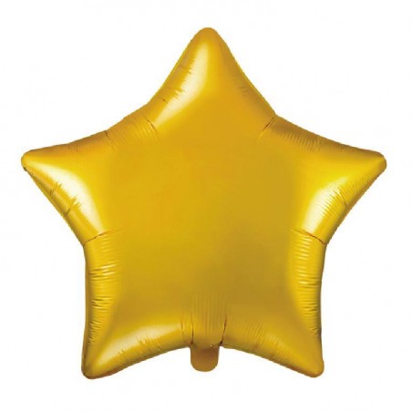 Balon foliowy Gwiazdka - Złoty