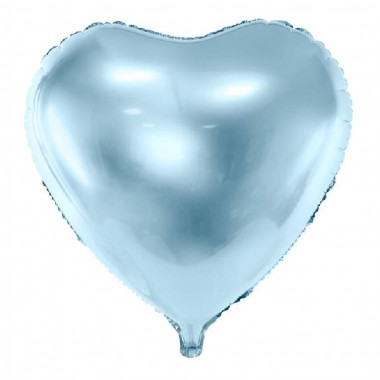 Balon foliowy Serce - Błękitny