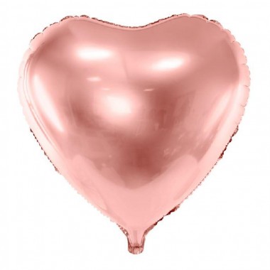 Balon foliowy Serce - Rose Gold