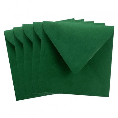 Koperty Kwadratowe Zielone - 5 sztuk