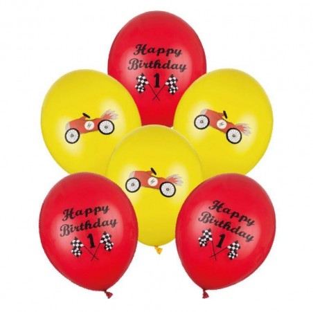 Balony happy birthday 30cm - 6 sztuk